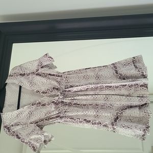 Cute Snake Print Dress